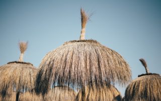 WeCommunik Dry Grass Beach Umbrellas 4460x4460