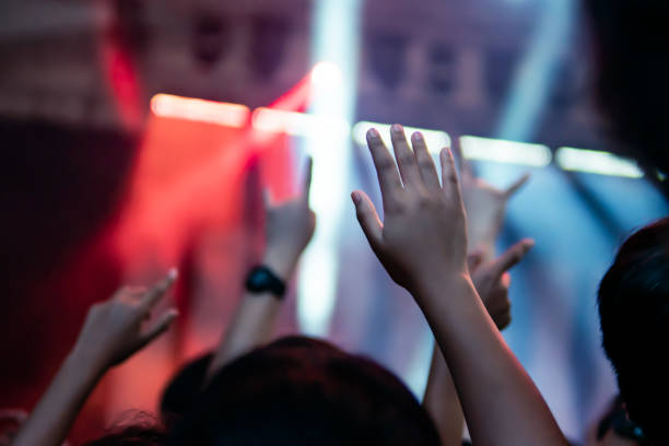 A Group Of People Enjoyed An Concert